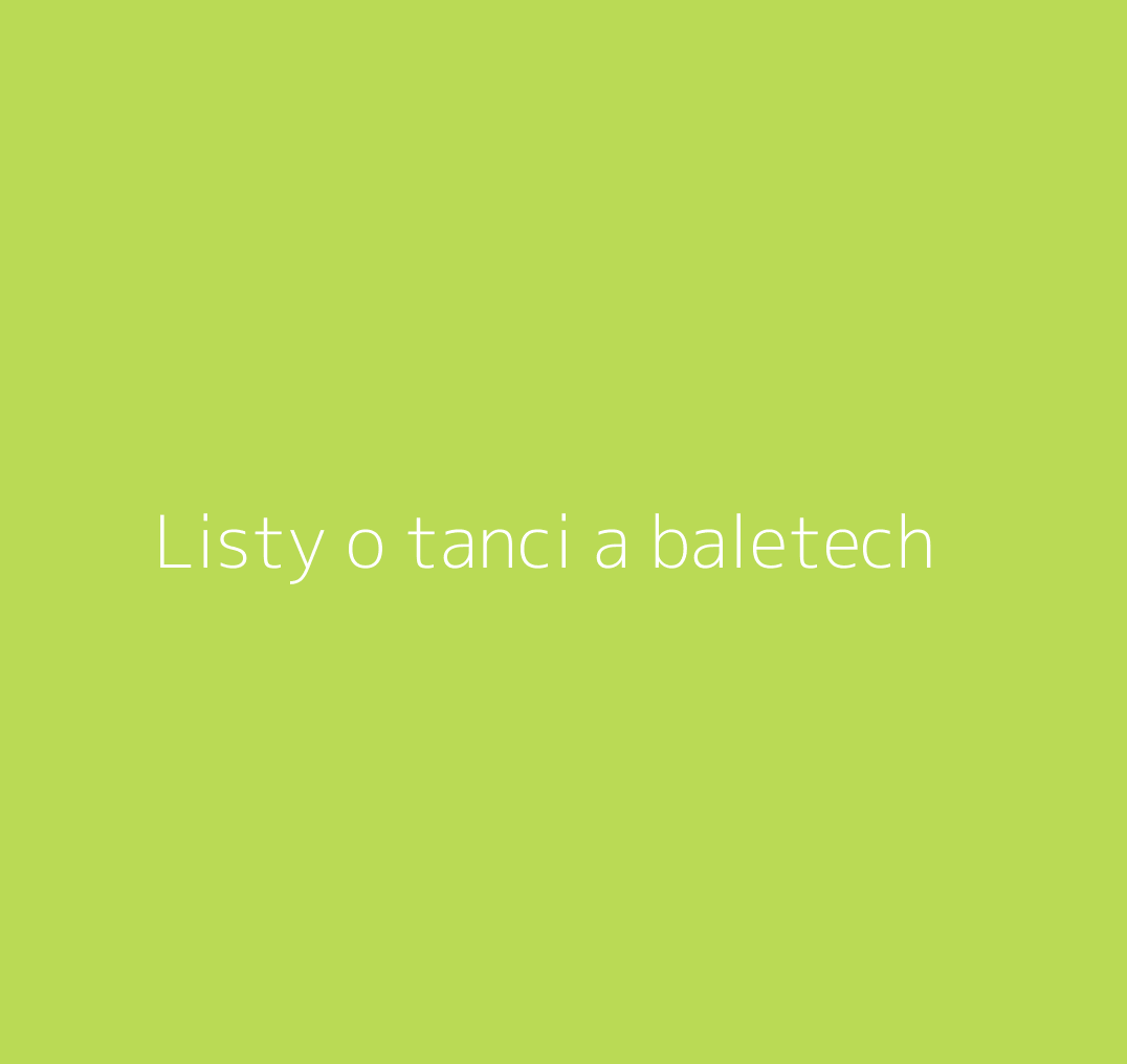 Title.ATT Listy o tanci a baletech